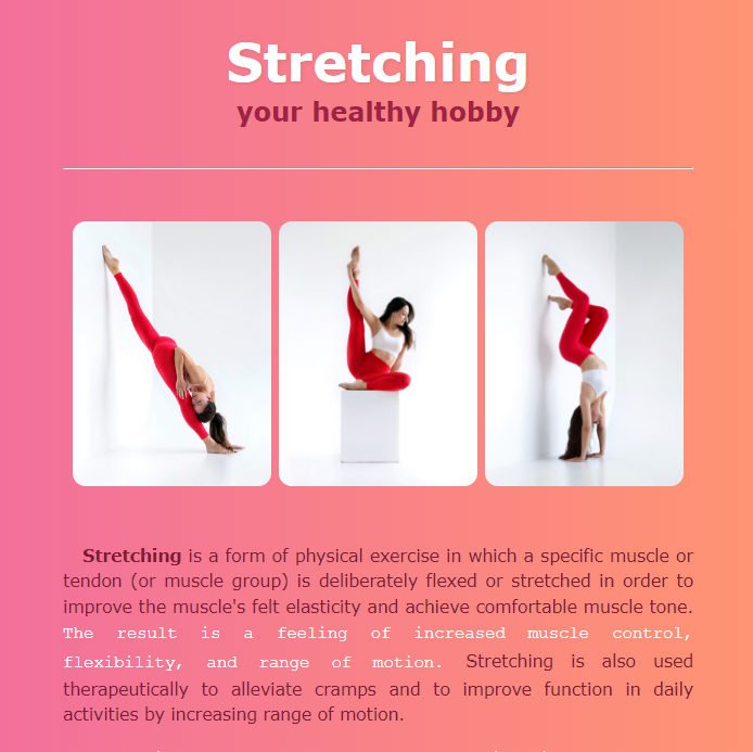 Stretching Project